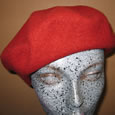 wollen baret in 40 kleuren
