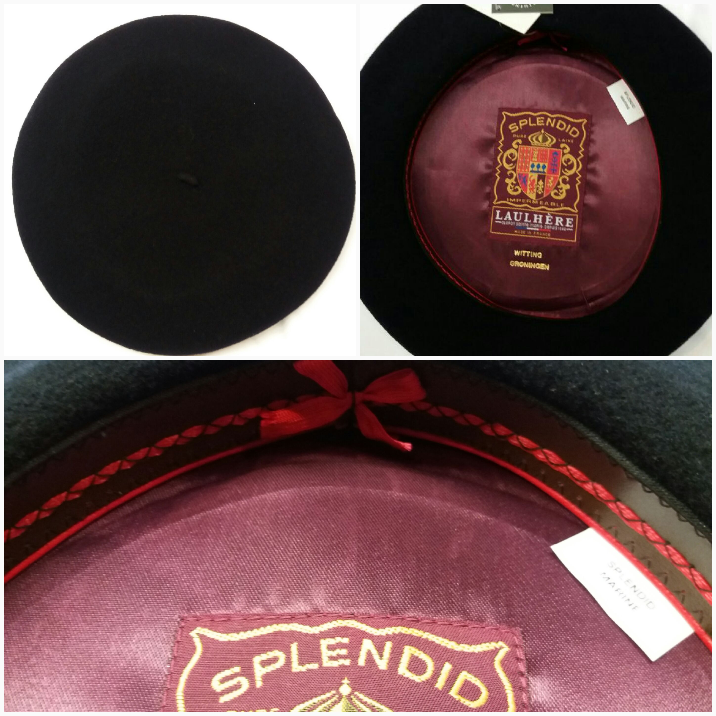 Splendid merino wool baret basque – H. Witting en Zoon Hoedenwinkel ...